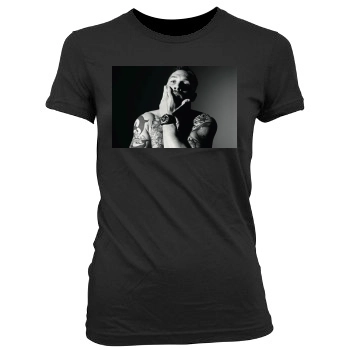 Tom Hardy Women's Junior Cut Crewneck T-Shirt