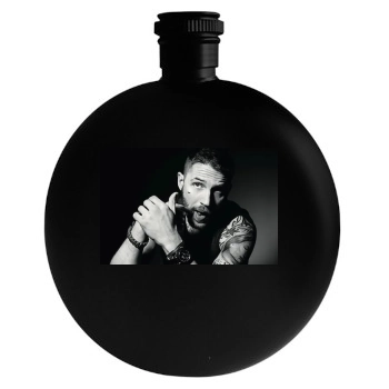 Tom Hardy Round Flask