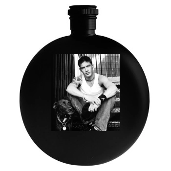 Tom Hardy Round Flask