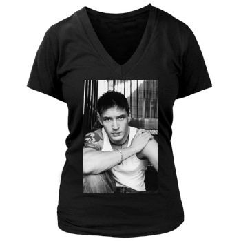 Tom Hardy Women's Deep V-Neck TShirt