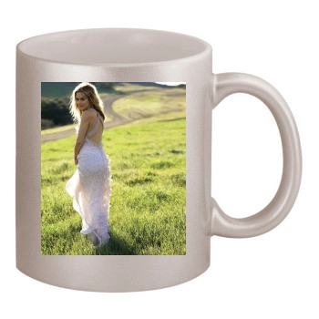 Alicia Silverstone 11oz Metallic Silver Mug