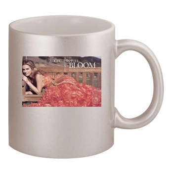 Alicia Silverstone 11oz Metallic Silver Mug