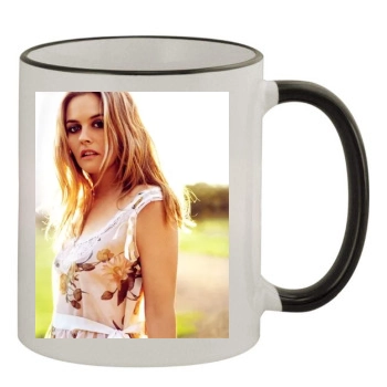 Alicia Silverstone 11oz Colored Rim & Handle Mug