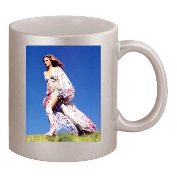 Alicia Silverstone 11oz Metallic Silver Mug