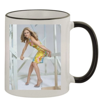 Alicia Silverstone 11oz Colored Rim & Handle Mug