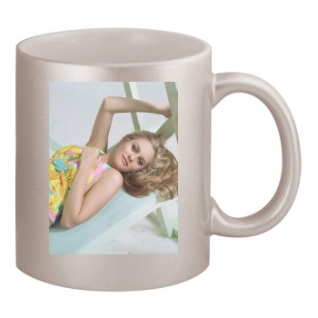 Alicia Silverstone 11oz Metallic Silver Mug