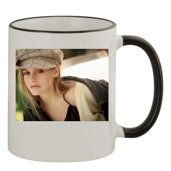 Alicia Silverstone 11oz Colored Rim & Handle Mug