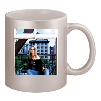 Alicia Silverstone 11oz Metallic Silver Mug