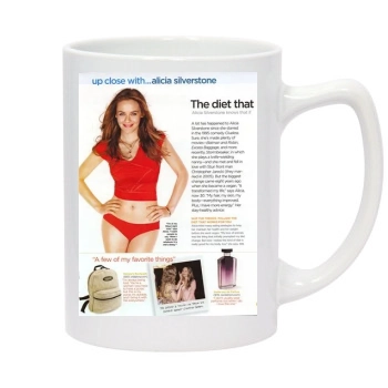 Alicia Silverstone 14oz White Statesman Mug