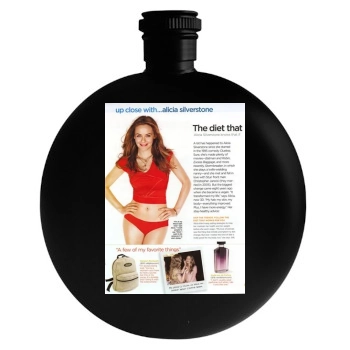 Alicia Silverstone Round Flask