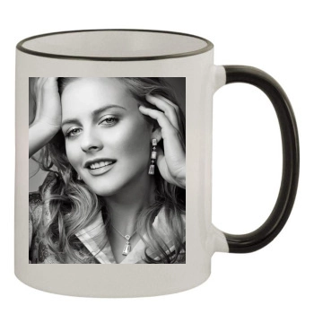 Alicia Silverstone 11oz Colored Rim & Handle Mug