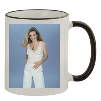 Alicia Silverstone 11oz Colored Rim & Handle Mug