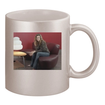 Alicia Silverstone 11oz Metallic Silver Mug