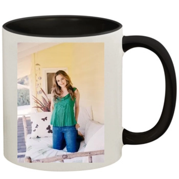 Alicia Silverstone 11oz Colored Inner & Handle Mug