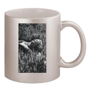 Alicia Silverstone 11oz Metallic Silver Mug