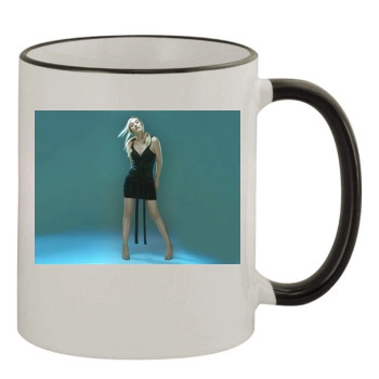 Alicia Silverstone 11oz Colored Rim & Handle Mug