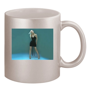 Alicia Silverstone 11oz Metallic Silver Mug