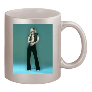 Alicia Silverstone 11oz Metallic Silver Mug