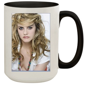 Alicia Silverstone 15oz Colored Inner & Handle Mug