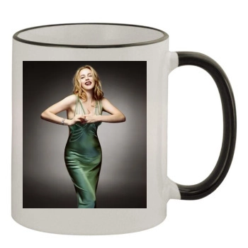 Alicia Silverstone 11oz Colored Rim & Handle Mug