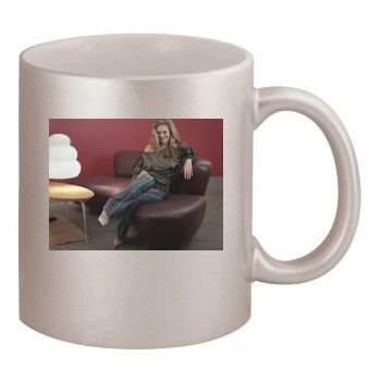 Alicia Silverstone 11oz Metallic Silver Mug