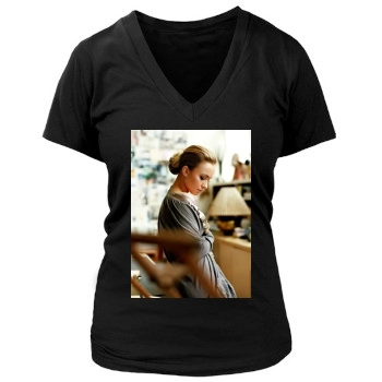 Hayden Panettiere Women's Deep V-Neck TShirt