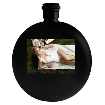 Hayden Panettiere Round Flask