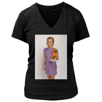 Hayden Panettiere Women's Deep V-Neck TShirt