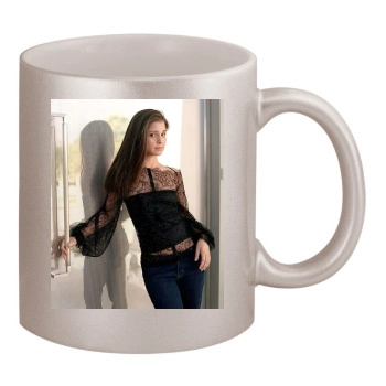 Shiri Appleby 11oz Metallic Silver Mug