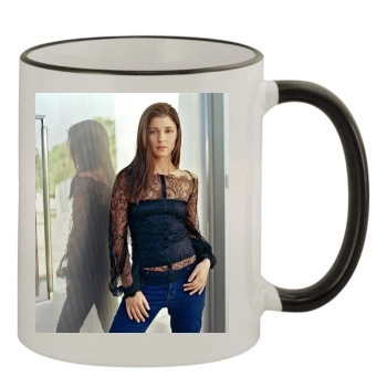 Shiri Appleby 11oz Colored Rim & Handle Mug