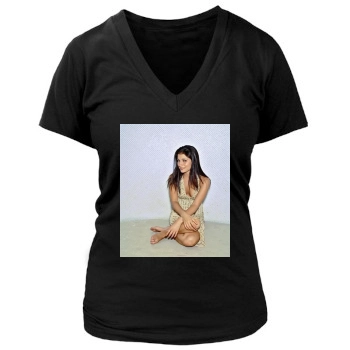 Shiri Appleby Women's Deep V-Neck TShirt