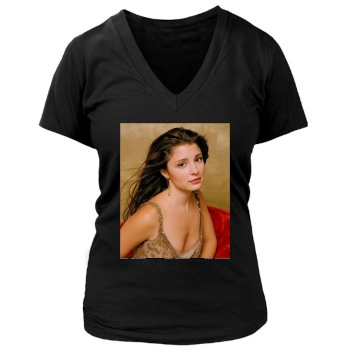 Shiri Appleby Women's Deep V-Neck TShirt