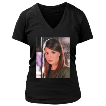 Shiri Appleby Women's Deep V-Neck TShirt