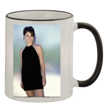 Shiri Appleby 11oz Colored Rim & Handle Mug