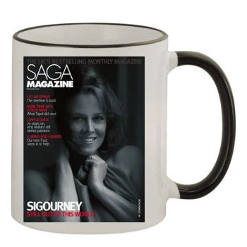 Sigourney Weaver 11oz Colored Rim & Handle Mug