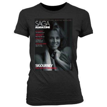 Sigourney Weaver Women's Junior Cut Crewneck T-Shirt