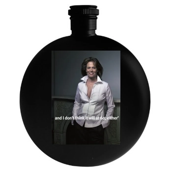 Sigourney Weaver Round Flask