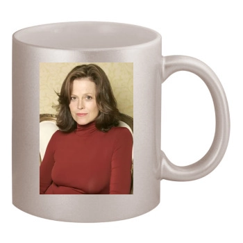 Sigourney Weaver 11oz Metallic Silver Mug