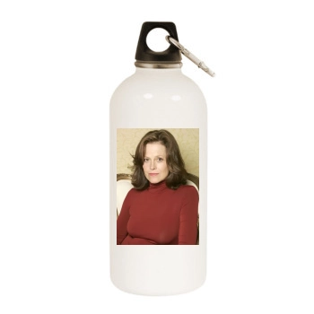 Sigourney Weaver White Water Bottle With Carabiner