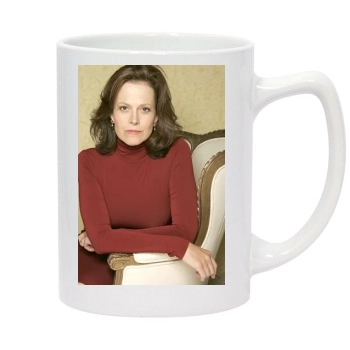 Sigourney Weaver 14oz White Statesman Mug