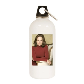 Sigourney Weaver White Water Bottle With Carabiner