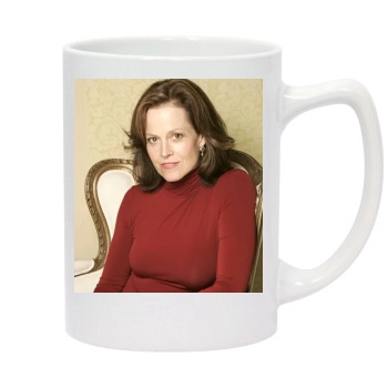 Sigourney Weaver 14oz White Statesman Mug