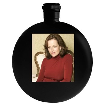 Sigourney Weaver Round Flask