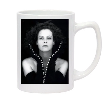 Sigourney Weaver 14oz White Statesman Mug