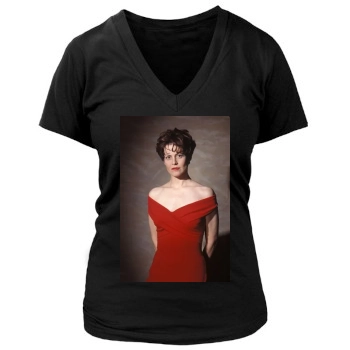 Sigourney Weaver Women's Deep V-Neck TShirt