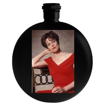 Sigourney Weaver Round Flask