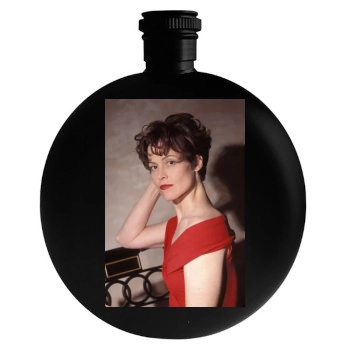 Sigourney Weaver Round Flask