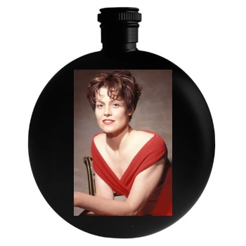 Sigourney Weaver Round Flask