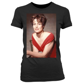 Sigourney Weaver Women's Junior Cut Crewneck T-Shirt