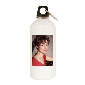 Sigourney Weaver White Water Bottle With Carabiner